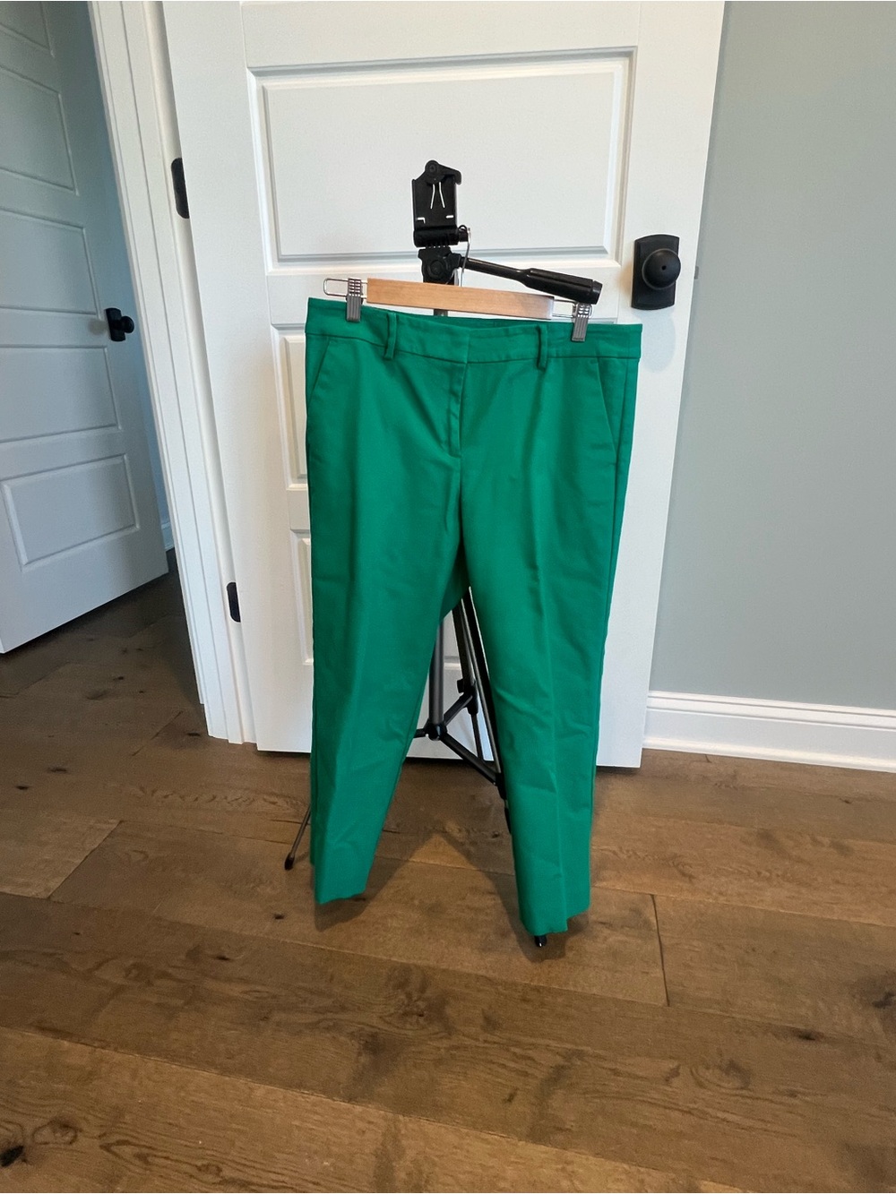 LOFT Riviera Slim Green Cropped Ankle Pants-Size 8P